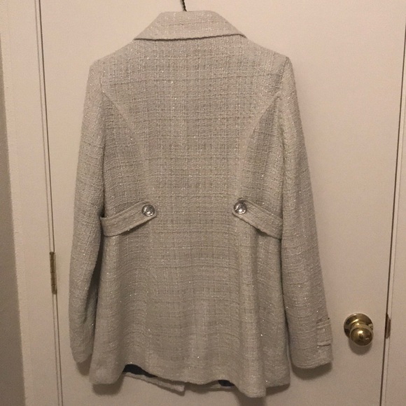 BKE white pea coat - Picture 3 of 9